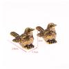 2pcs/4pcs Mini Brass Bird Ornaments Universal Fit For Outdoor Birdbaths & Bowls Durable Weather-Resistant Bird Bath Accessories
