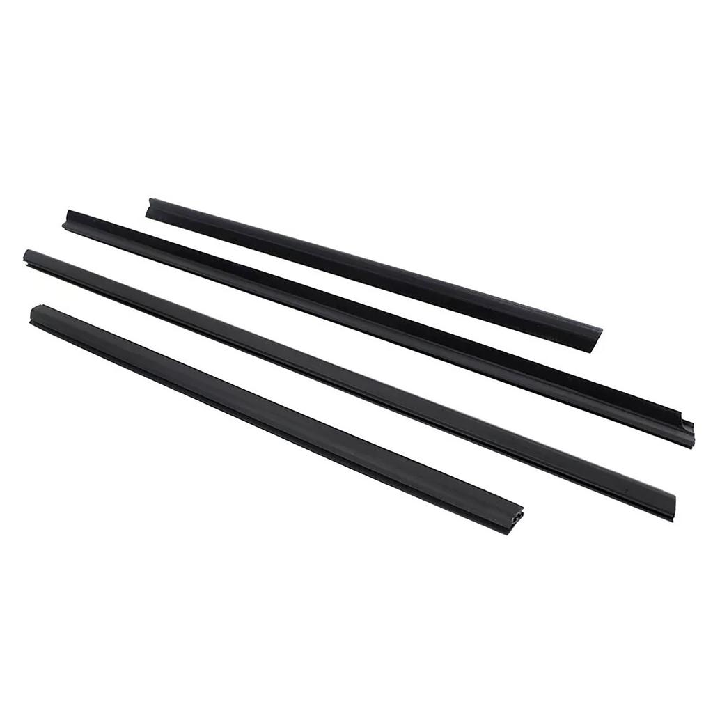 4pcs Door Belt Weatherstrip Molding Seal For Honda Fit Jazz 2008-2013