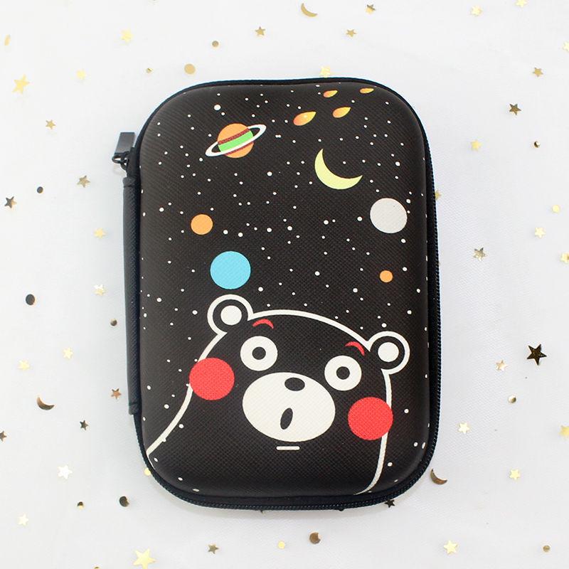 Cartoon Cute Portable Storage Bag for Cables and Chargers, Customizable with Logo