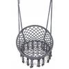 Stork's Nest Swing Hanging Chair Garden Boho for Home Garden 120cm - gray