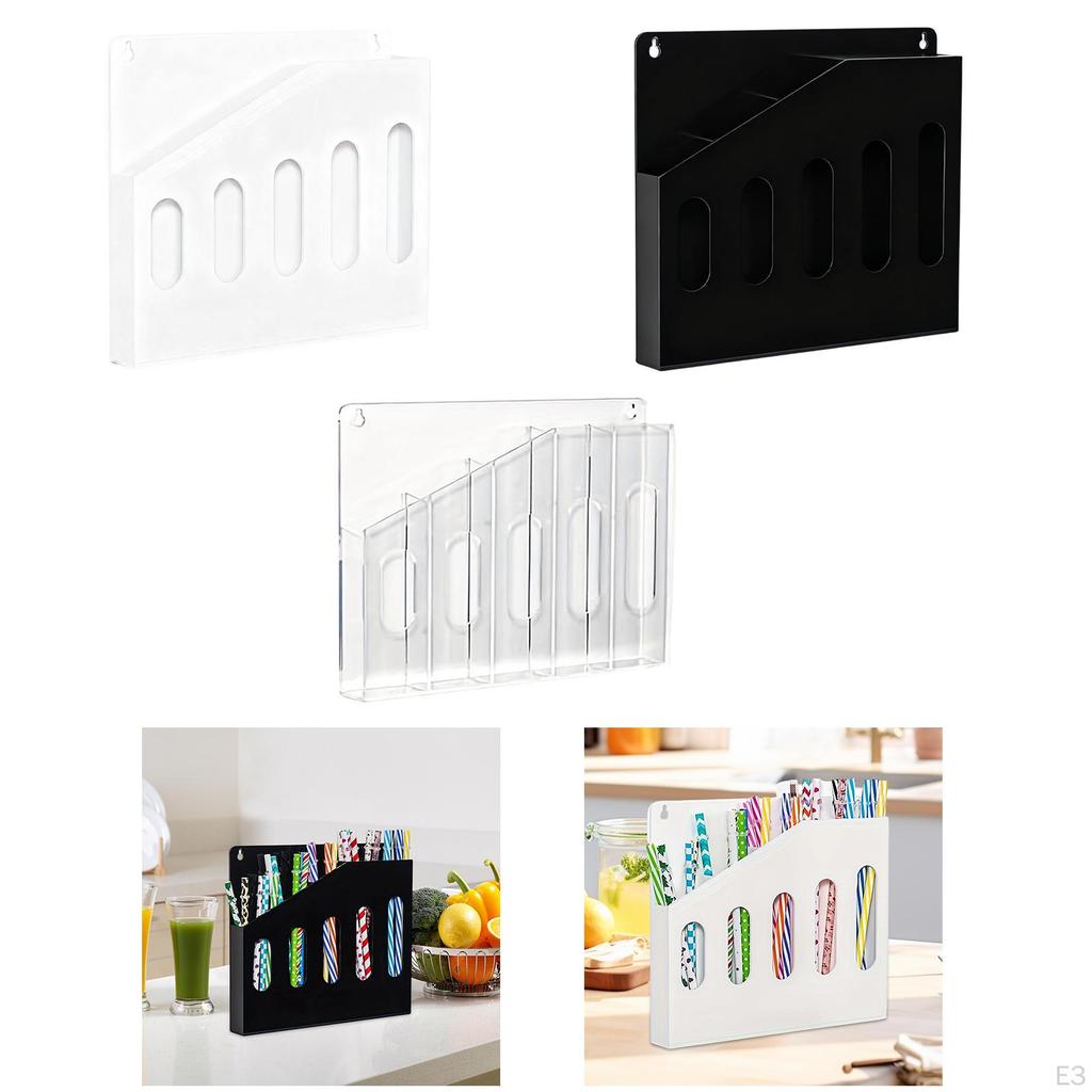 Acrylic Holder Display Stand Easy To Clean Kitchen Accessories Container Storage Rack for Counter