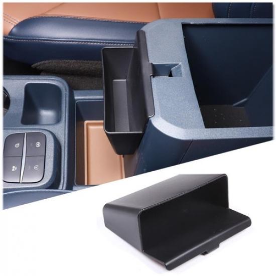 ABS Car Armrest Multifunction Storage Box Phone Tray For Ford Maverick -