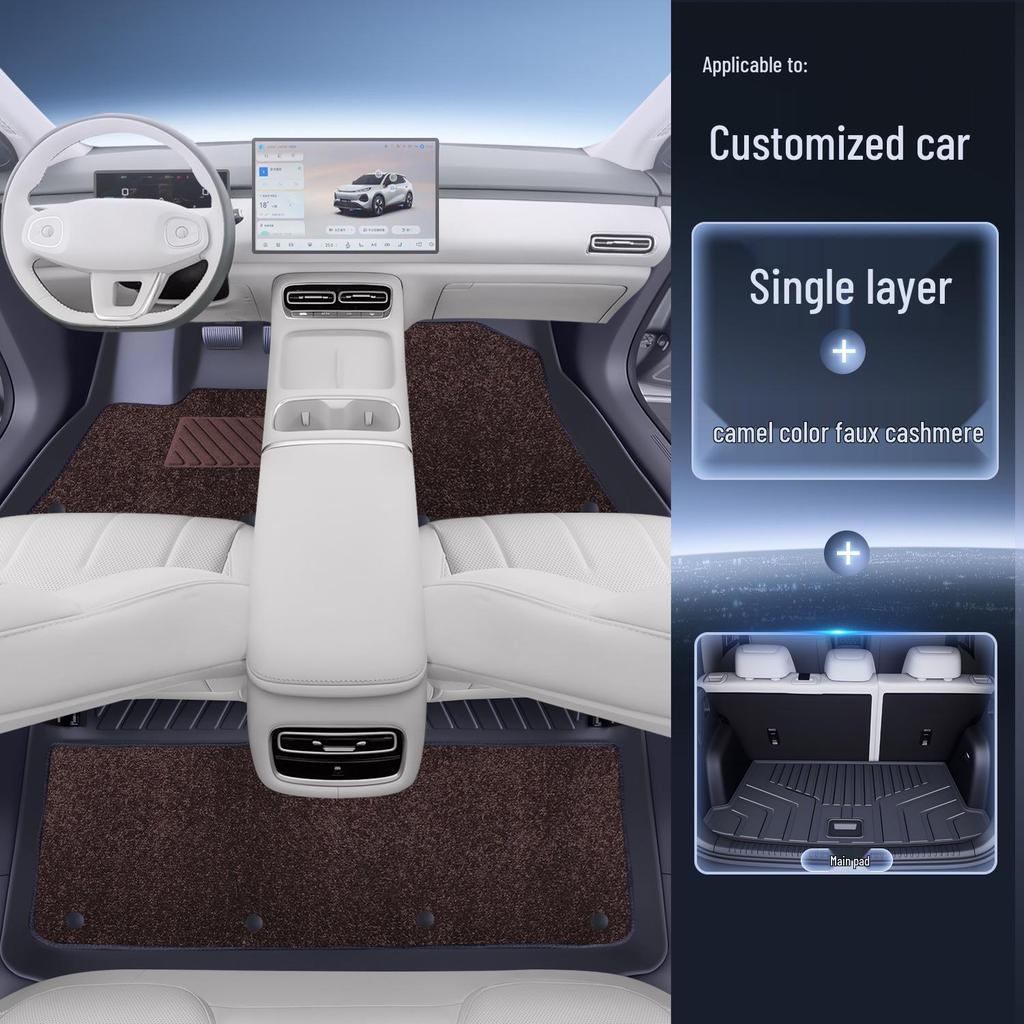 Fully Enclosed TPE Floor Mats for Geely Emgrand Models - 5th Gen Interior Accessories, Kui Xi