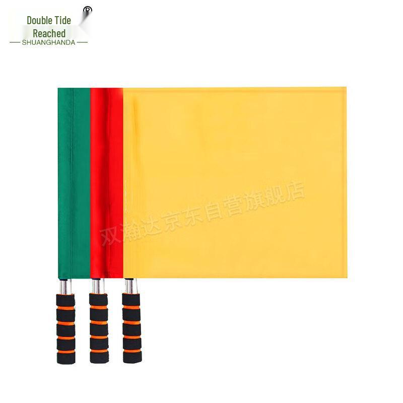 Three-Color Traffic Command Hand Flag