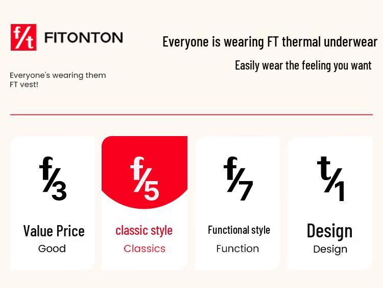 FitonTon Women's Seamless Round Neck Thermal Underwear Set