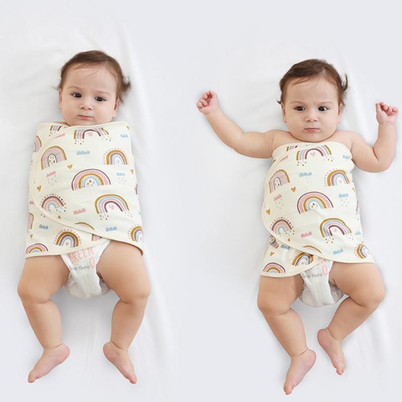 Baby Anti Jump Wrap Cotton Blanket for Newborn Baby Essential Baby Sleep Bag Receiving Blankets Sleeping Bag