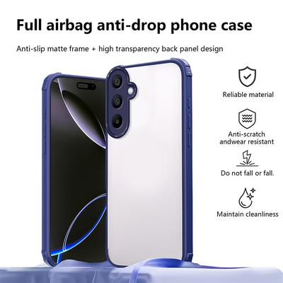 Clear Transparent Phone Case for Samsung Galaxy A07 A05 A05S A06 A15 A16 A17 A26 Cases Heavy Duty Shockproof Hard Cover