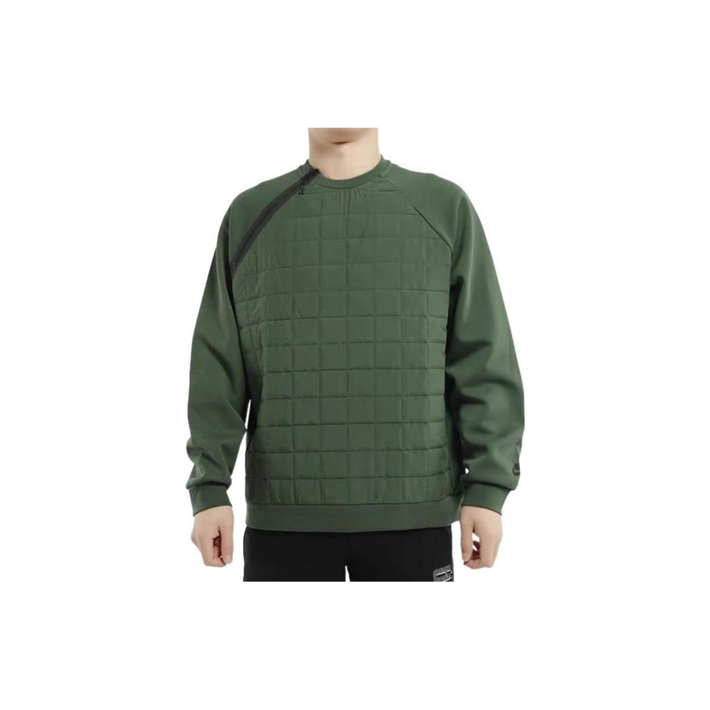 Nike Sweatshirts Men's Green Crew Neck Moderate Regular BV3698-337