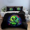 Celestial Alien Radiance. Bedding Sets Duvet Covers Pillowcases(1* Duvet Cover 2* Pillowcases Without Duvet Insert)