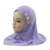 Easy To Wear Girls Instant Hijab Scarf Muslim Hijabs Handmade Flower Amira Lovely Flower Headscarf Turban for 2-6 Years Kids