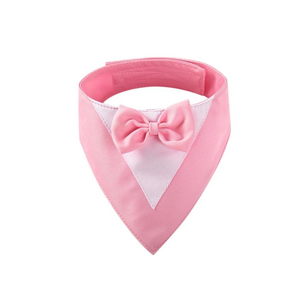Pet Scarf Bandana with Tie and Adjustable Collar, Bib for Dogs Cats