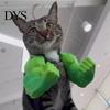 Pet Superhero Costume Props Funny Cat Muscle Arms, Hilarious 3D Printed Muscular Lightweight Halloween Shoulder Attachment for Feline Cosplay