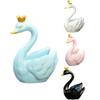 Ozdoba Labuť Krásná Mikro Krajinná Figurka Panenka DIY Dekorace na Dort Simulace Koruna Labuť Figurka Pryskyřice Zvířecí Model Vánoční Svatba Dárek