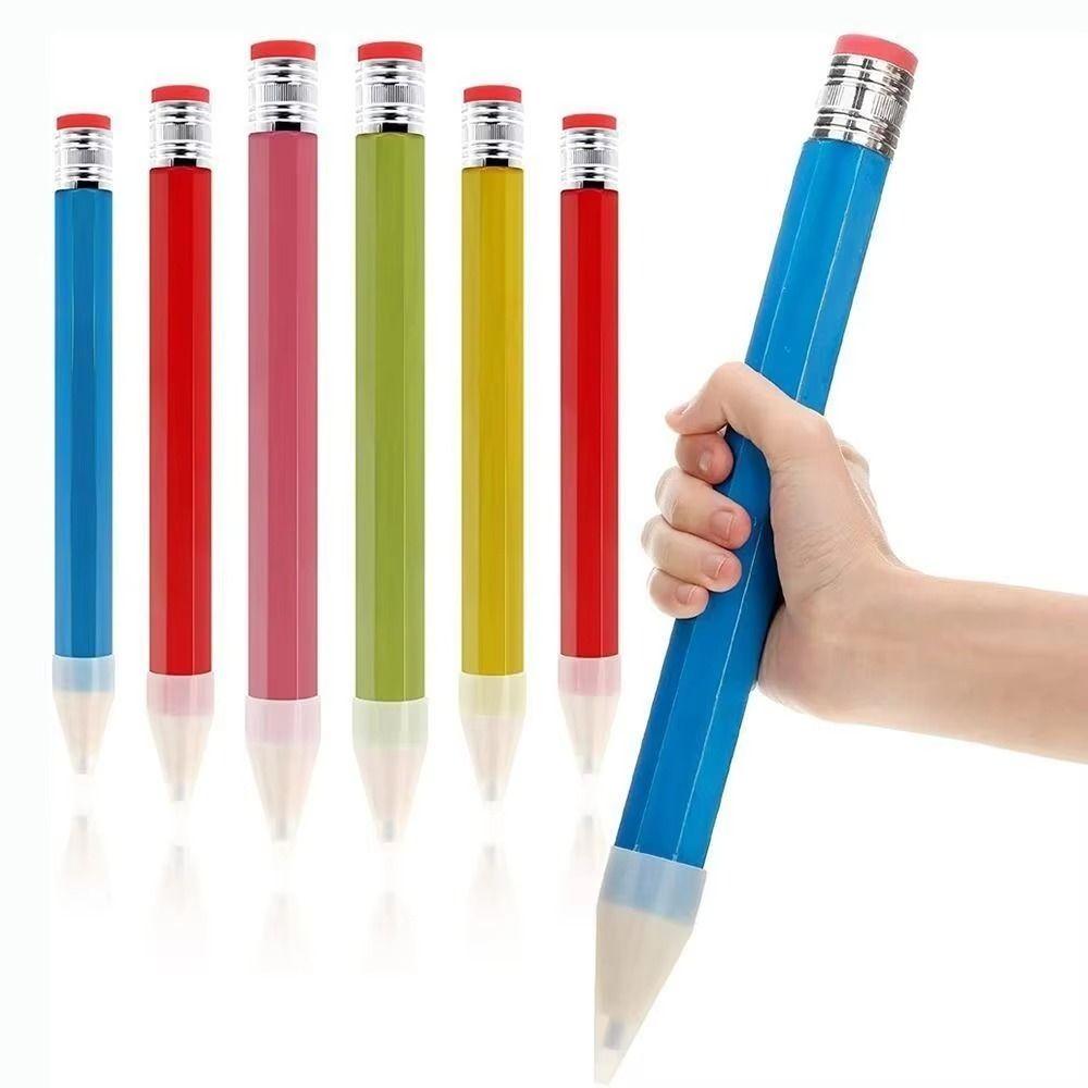 18/34/39CM Big Pencil Wooden Large Wood Pencil Fun Gift Stationery Pencil  School Office