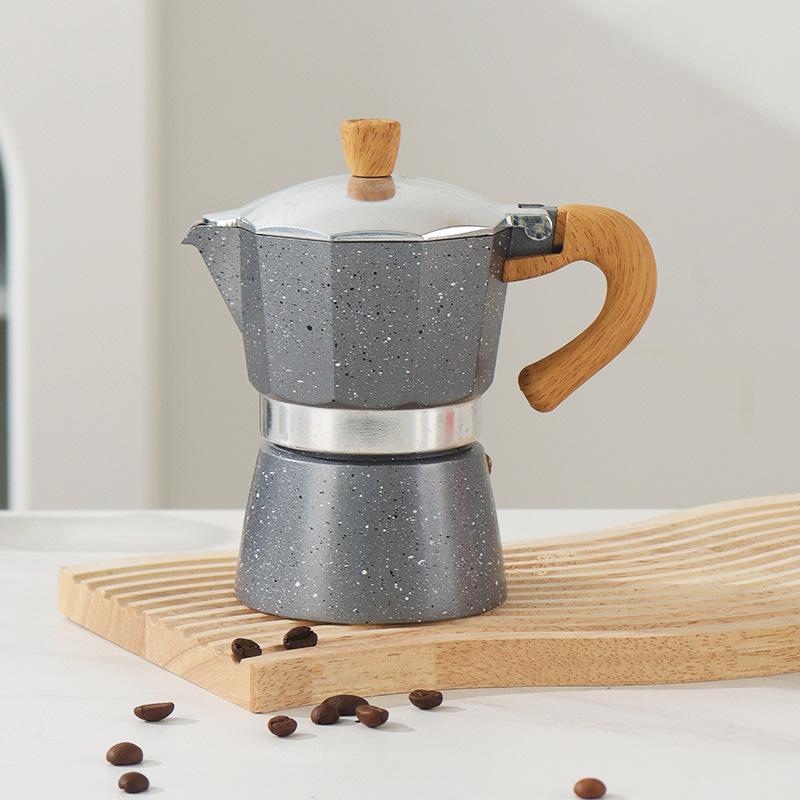 Single-valve Moka Pot Italian Small Coffee Maker for Hand Brewing At Home 1/2/3/6/9 Cups Moka Pot Coffee Brewing Utensil Set
