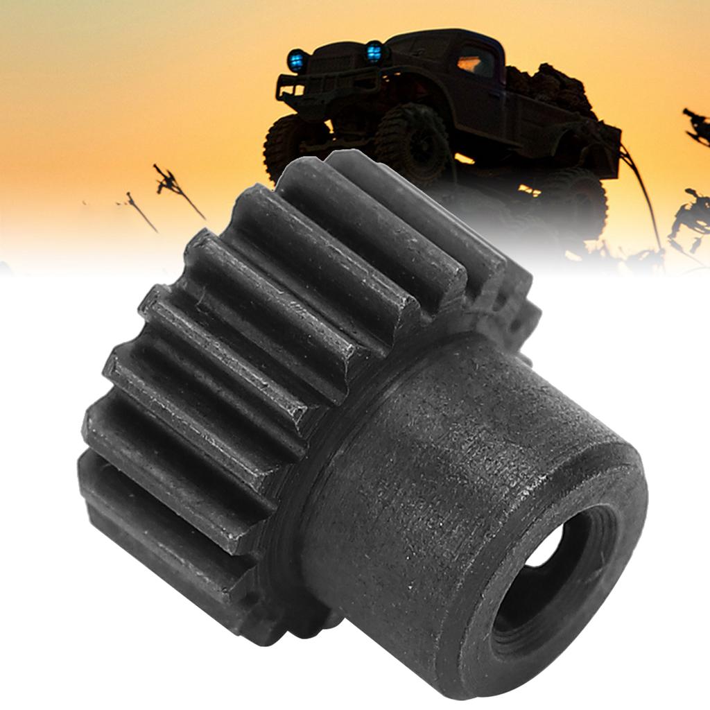 48P Metal Motor Gear 18T Pinion with Screw Upgrade Accessories for 1/10 1/16 RC Car