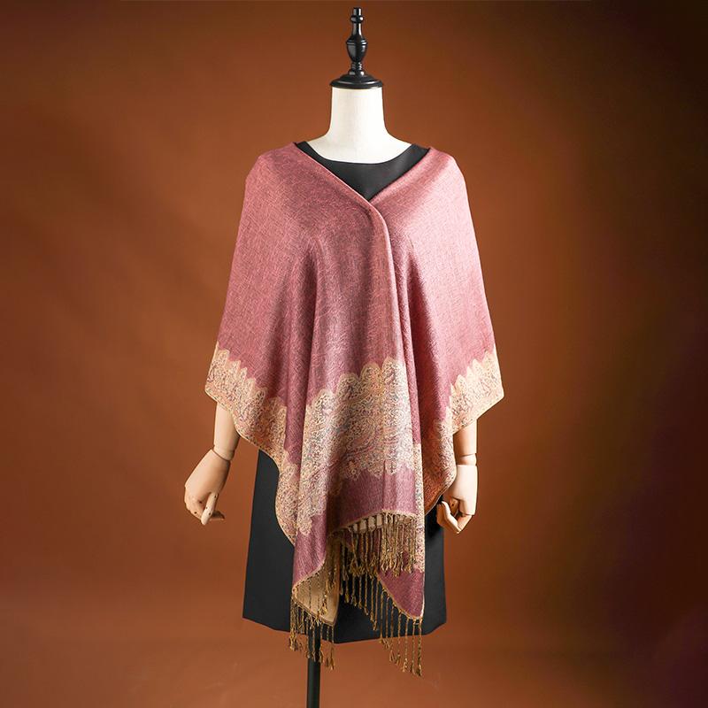 Luxus Winter Paisley Schal Damen Kopftuch Wickeltuch Warme Herbstschals Design Druck Damen Foulard Baumwollstolen Schal