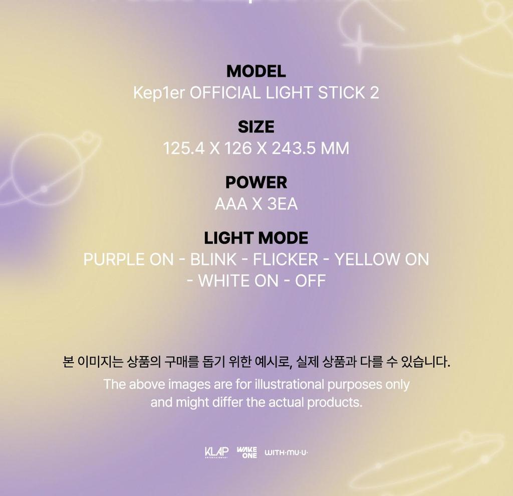 Kep1er OFFICIAL LIGHT STICK Ver.2 (Fanlight)