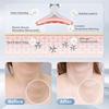 Red Light Therapy for Face, 7 Color LED Face Skin Rejuvenation for Neck Beauty Device, Deplux Neck Device, Glossy White