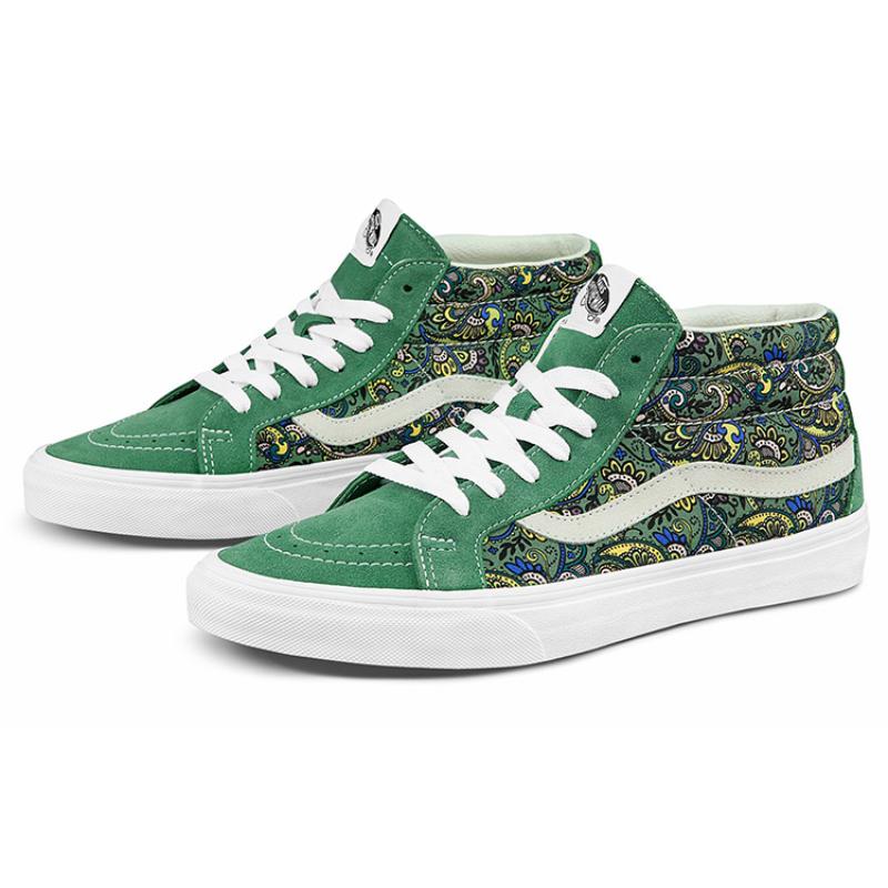 Vans Sk8 Mid Reissue 'Paisley Hedge Green' Vans VN0A391F6TM