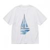 Women's Soft Breathable All Season Classic T-Shirt Sailboat On Water Cotton Tee
