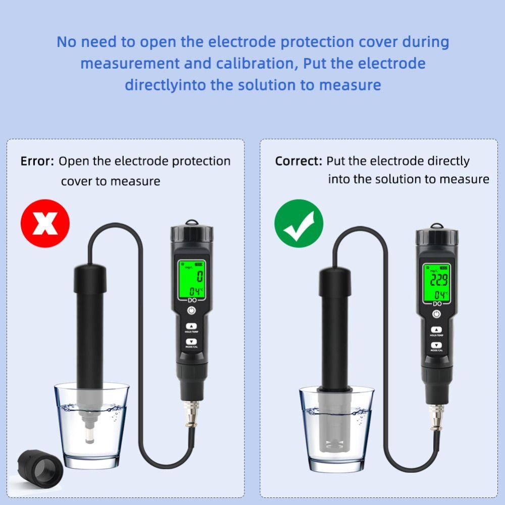 0-40mg/L Dissolved Oxygen Meter Digital Water Quality Analyzer Laboratory