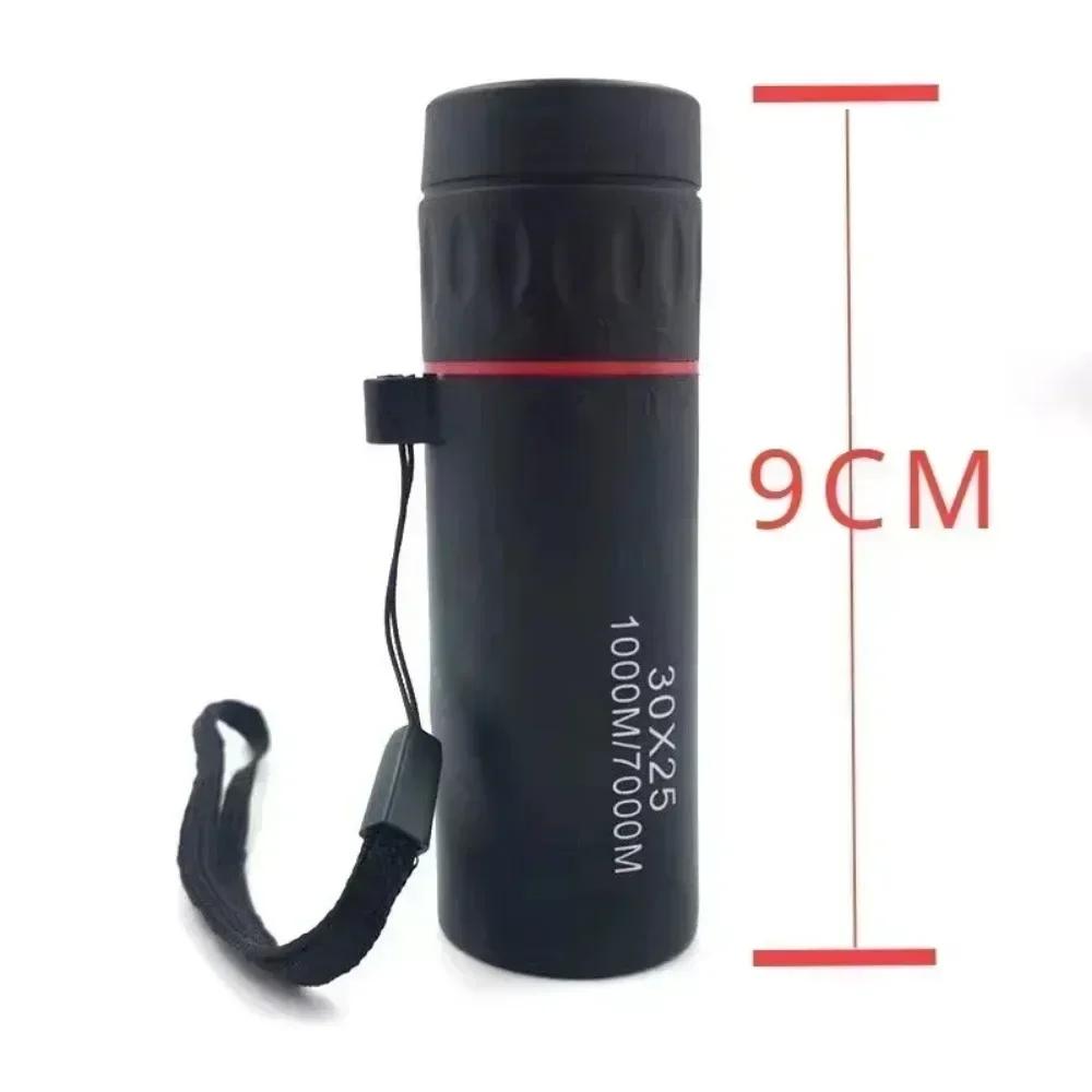 1pc Mini Portable 2000x25 HD Monocular Telescope Mobile Phone Telescope with Holder Camping Hunting Birdwatching Telescope