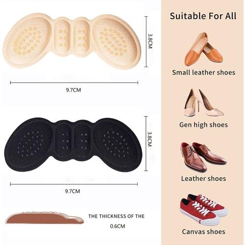 JUTOSU Heel Pads, Cushion Pads, Heel Protection Pads, Shoe Heel Protection Pads, Anti-Slip Pads, Prevents Shoes from Slipping Off, Prevents Slip-Ons,
