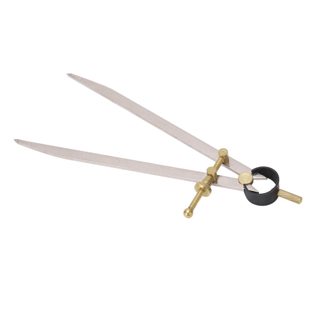 Wing Divider High Accuracy Rust Resistant Gold Adjustable Lockable Leather Divider Gauge for DIY