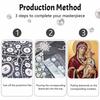 DIY 3D Pearl Diamond Painting Art Set Virgin Mary Home Decor Art Set Wall Art