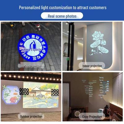Holofote Projetor de Logotipo à Prova d'Água para Exterior para Publicidade