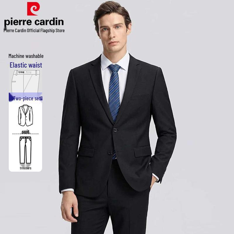 Pierre Cardin Men's Slim Fit Formal Suit Set