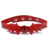 Bat Wing Choker Necklace Leather Bat Wing Neckband Gothic Collar Necklace for Women Girl Cosplay,
