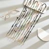 Kreative Farbserie Brillenband Glasperlen BrillenKette Nischen-Designgefühl Halskette Lesebrille Anti-Drop-Kette