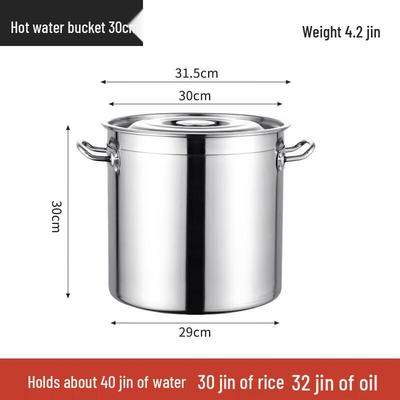 NHZHIW 304 Stainless Steel Multi-Purpose Cooking Pot