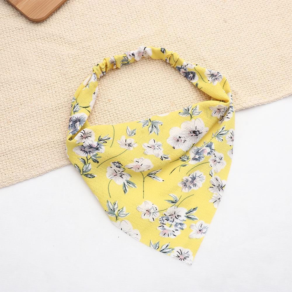 Bandeaux élastiques chouchou Turban imprimé Floral Bandanas bandeaux cheveux écharpe bandeau