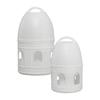 2x Bird Drinker Feeder Bird Automatic Feeder Pigeon Water Dispenser for Dove