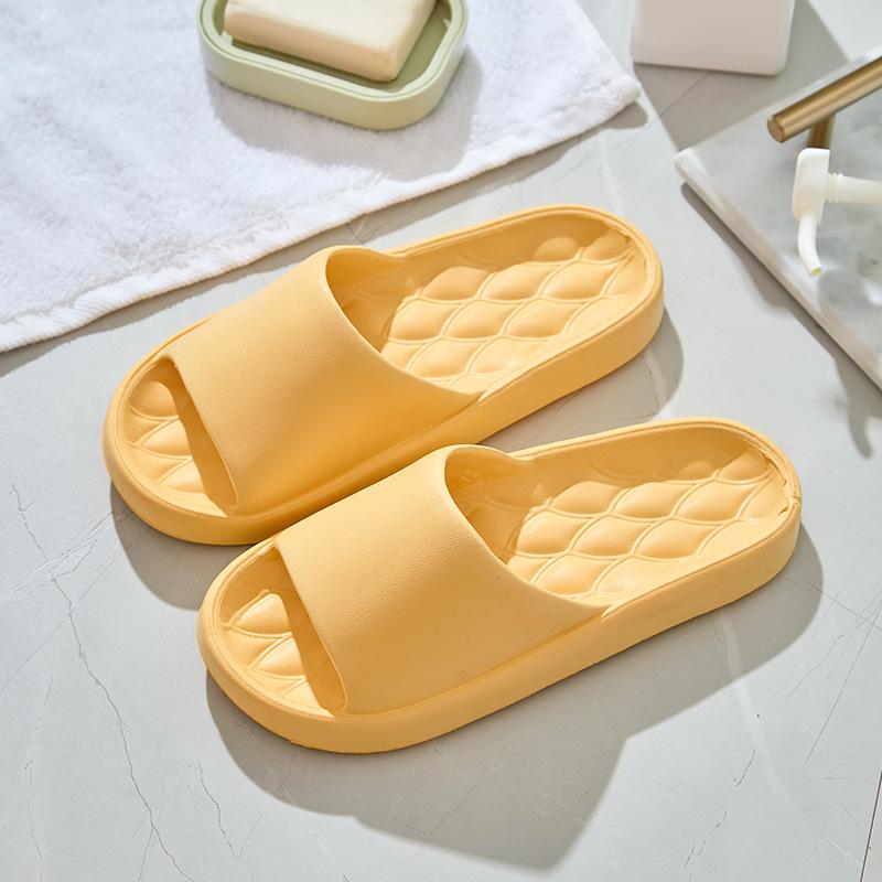 Pantoufles Antidérapantes, Pantoufles d'Intérieur Légères d'Été pour Femmes, Pantoufles de Salle de Bain d'Intérieur pour Hommes et Couples