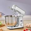 Biolomix Stand Mixer, 1200W DC Quiet Motor 6L Stainless Steel Bowl, 6+Pulse Speeds Electric Kitchen Mixer with LCD Timer, Dough Hook, Beater, Whisk