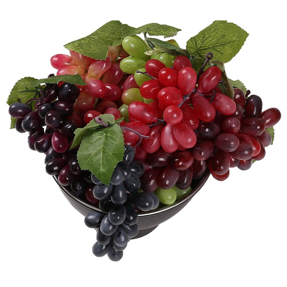 1 Pcs Decoration Grapes Bunch Wine Grapes Artificial Fruit Artificial Vegetables Simulated Fruit Props Accessories