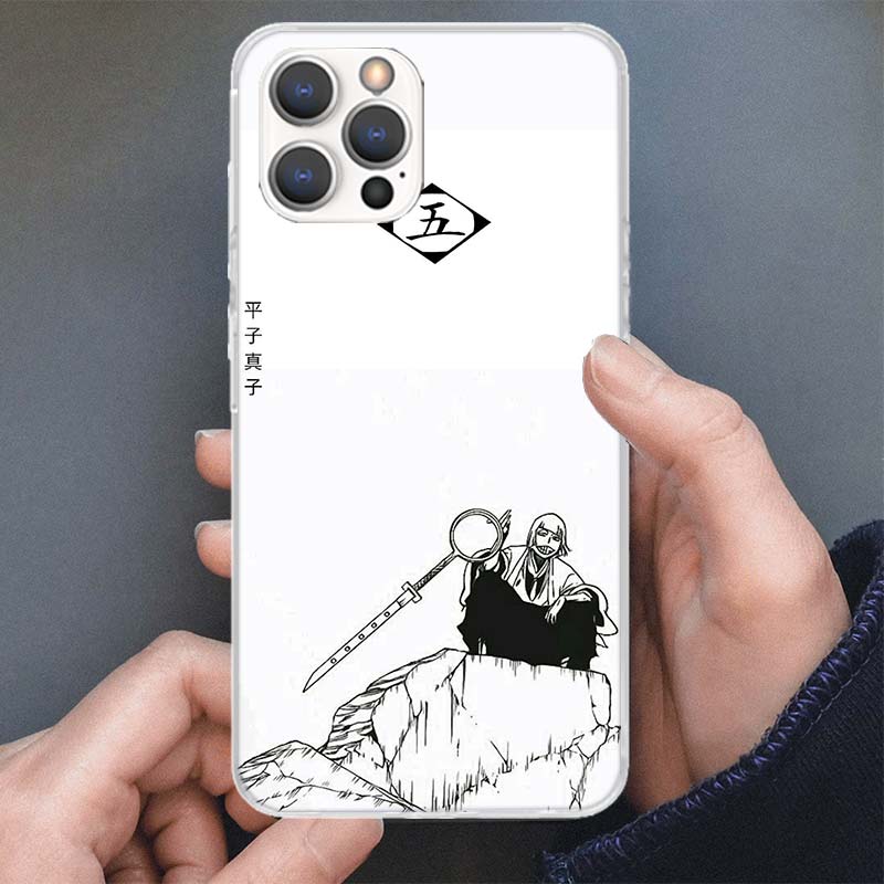 Bleach Shinji Hirako Phone Case For iPhone 17 16 15 14 13 12 11 Pro Max Mini Plus Air 7 SE 8 Soft Silicone Print Shell Funda 17