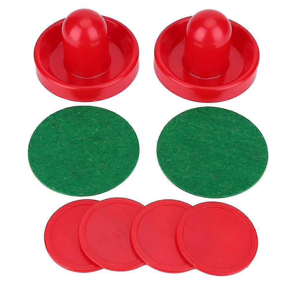 Air Hockey Pushers, Plastic Lightweight Goalies Ice Hockey Pushers Pucks Set Replacement for Tables Game