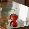 Ornements Cerise en Cristal: Artisanat Décoratif de Fruits de Cerise Souvenirs
