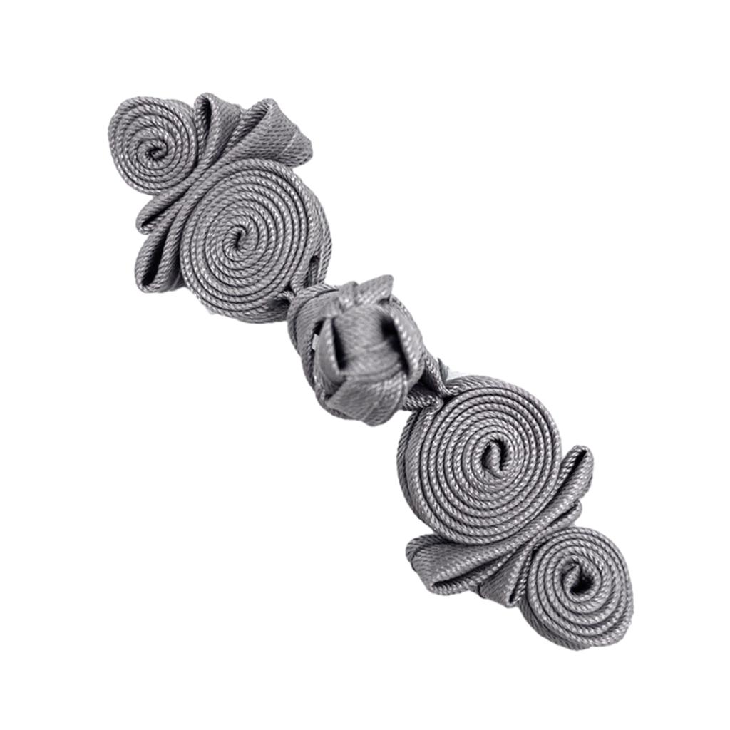 Four Leaves Gourd Shape Chinese Cheongsam Knot Button Closure Ribbon Fastener Costume Tang Shirt Suit DIY Sewing Craft