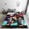 Huntrix Girl Warriors Demon Hunters Flannel Blankets  Warm Throw Blanket for Bedroom Decorative Funny Bedspread Sofa Bed Cover