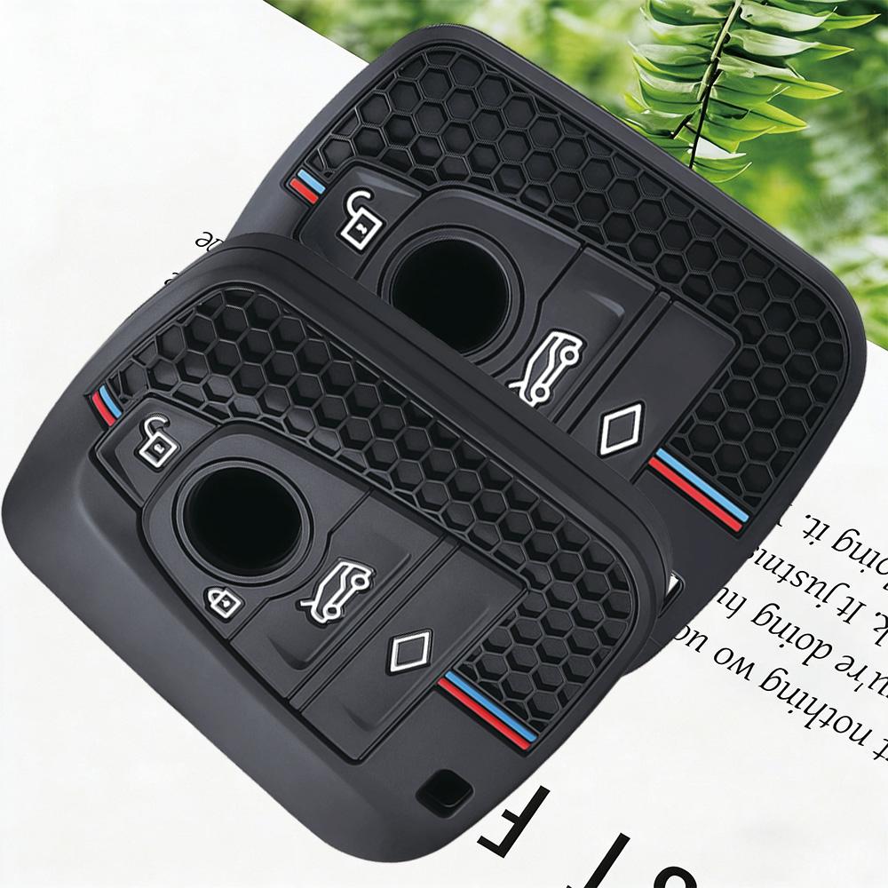 DOOD2 Premium Soft Silicone Car Key Case Cover High Quality 4 Buttons for BMW I3 I8 Series 2014 2016 2017 Accessories Shell Box