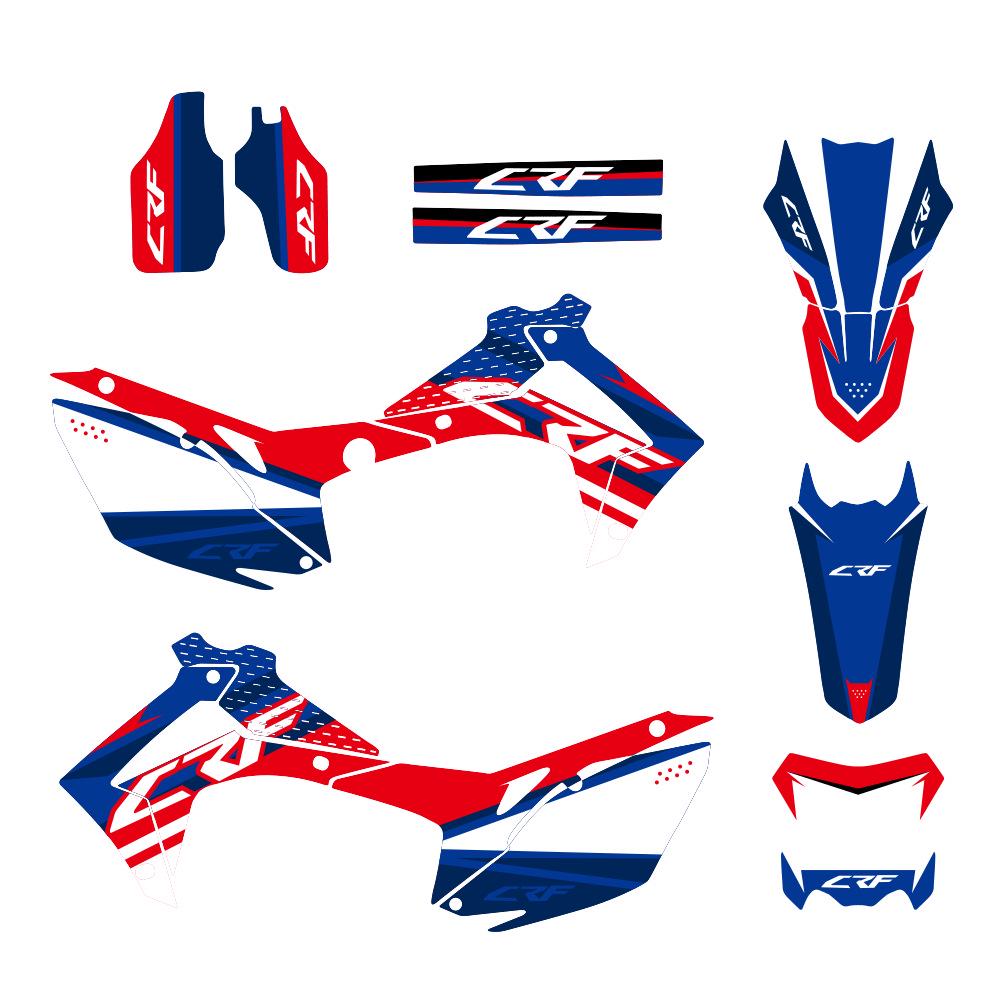 Honda CRF450 2013-2016  CRF250 2014-2017 Off-road Motorcycle Stickers Thick - 29mil