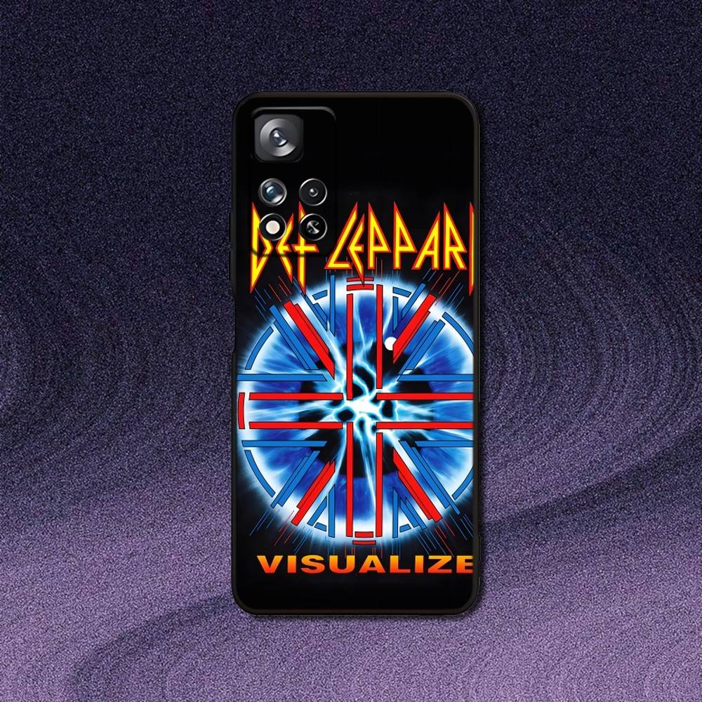 D-Def Leppard Stand By Me Phone Case For Samsung S 25,24,23,22,30,21,10,9,Ultra,Plus,Lite,FE,4,5G Black Soft Case