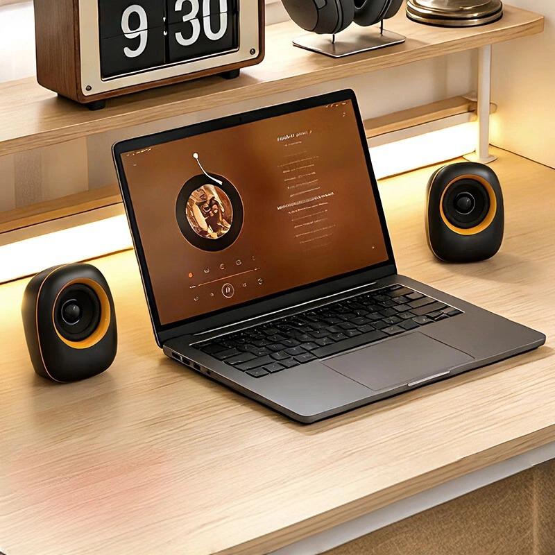 

USB-Powered Mini Desktop Speaker with Subwoofer Other Size