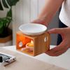 Aromatherapy Furnace Bamboo Incense Burner Home Decor Ornaments Candle Holder Romantic Essential Oil Lamp Aroma Burner